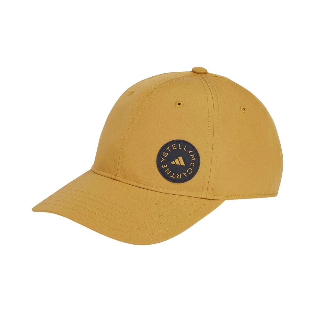 Adidas by stella mccartney Polyester Logo Cap Yellow Dames