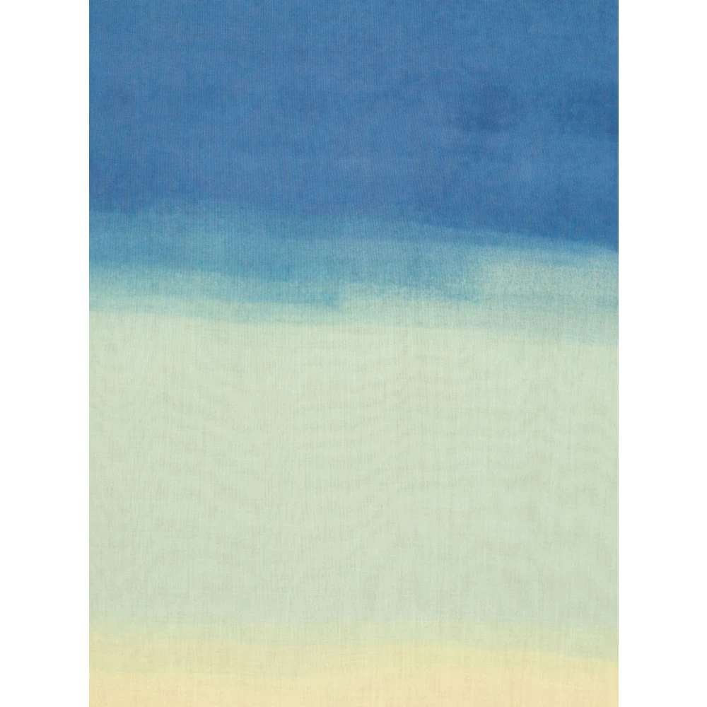 Faliero Sarti Regenboog Motief Zijden Sjaal Multicolor Dames