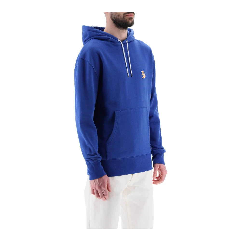 Maison Kitsuné Chillax Fox Hoodie Blue Heren