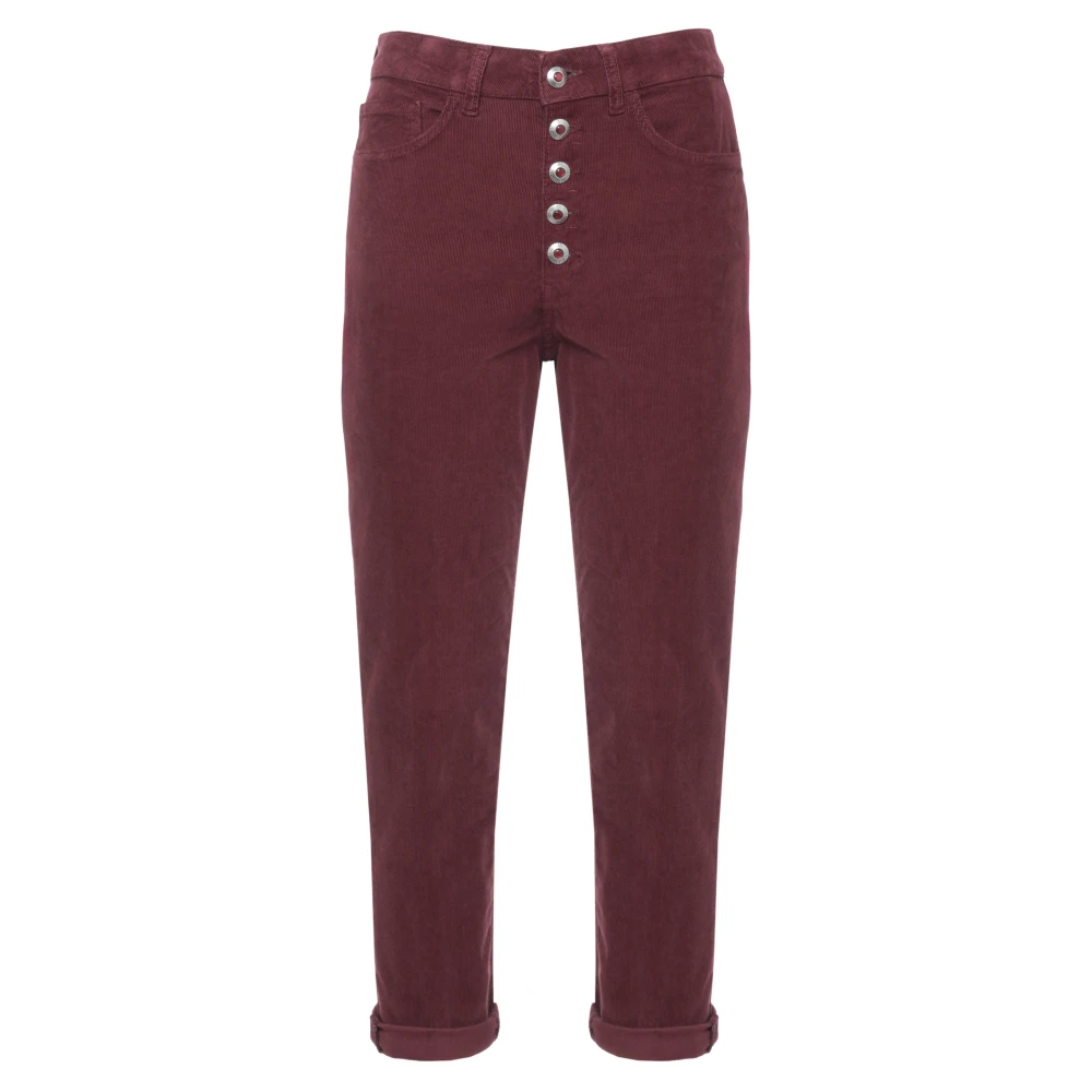 DONDUP - Pantaloni rossi - Donna - Taglia 29 - Immagine 2
