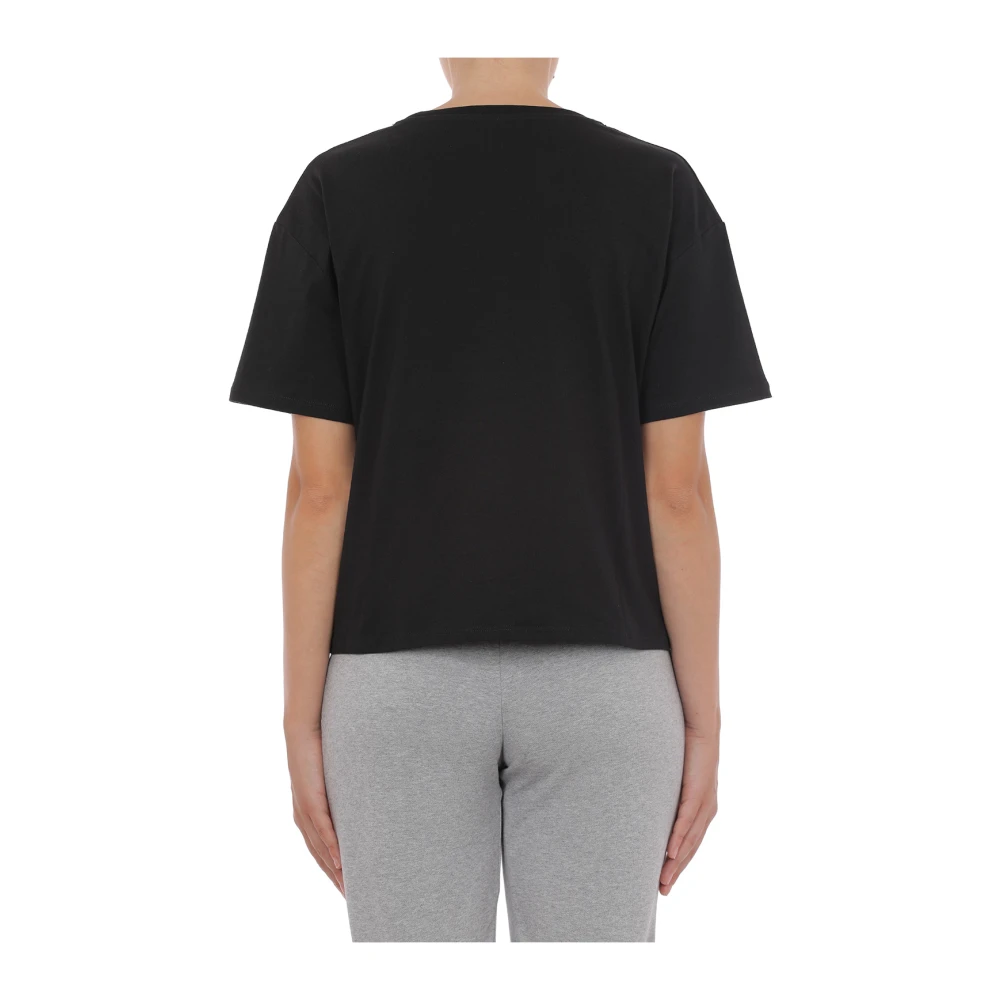 Moschino Zwarte T-shirts en Polos Black Dames