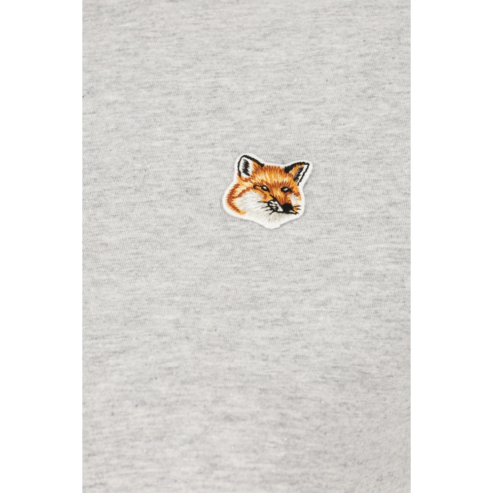 Maison Kitsuné Casual Katoenen T-shirt Gray Dames