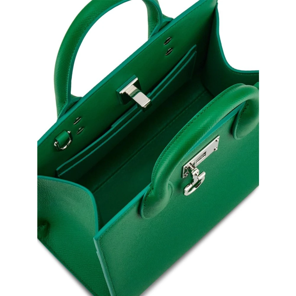Salvatore Ferragamo Groene Mini Opbergdoos Green Dames