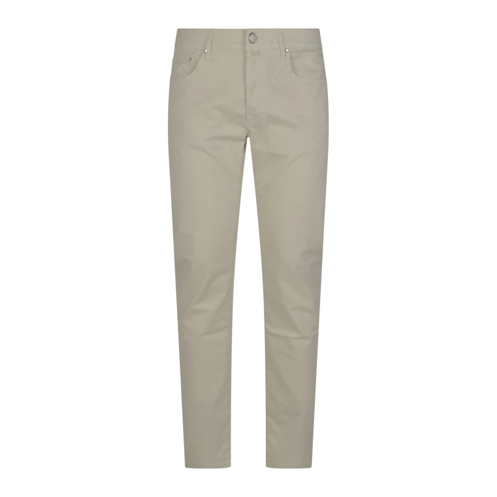 Jacob Cohën White Bard Slim-Fit Jeans - Male - Slim Fit Jeans - W38 - Jeans