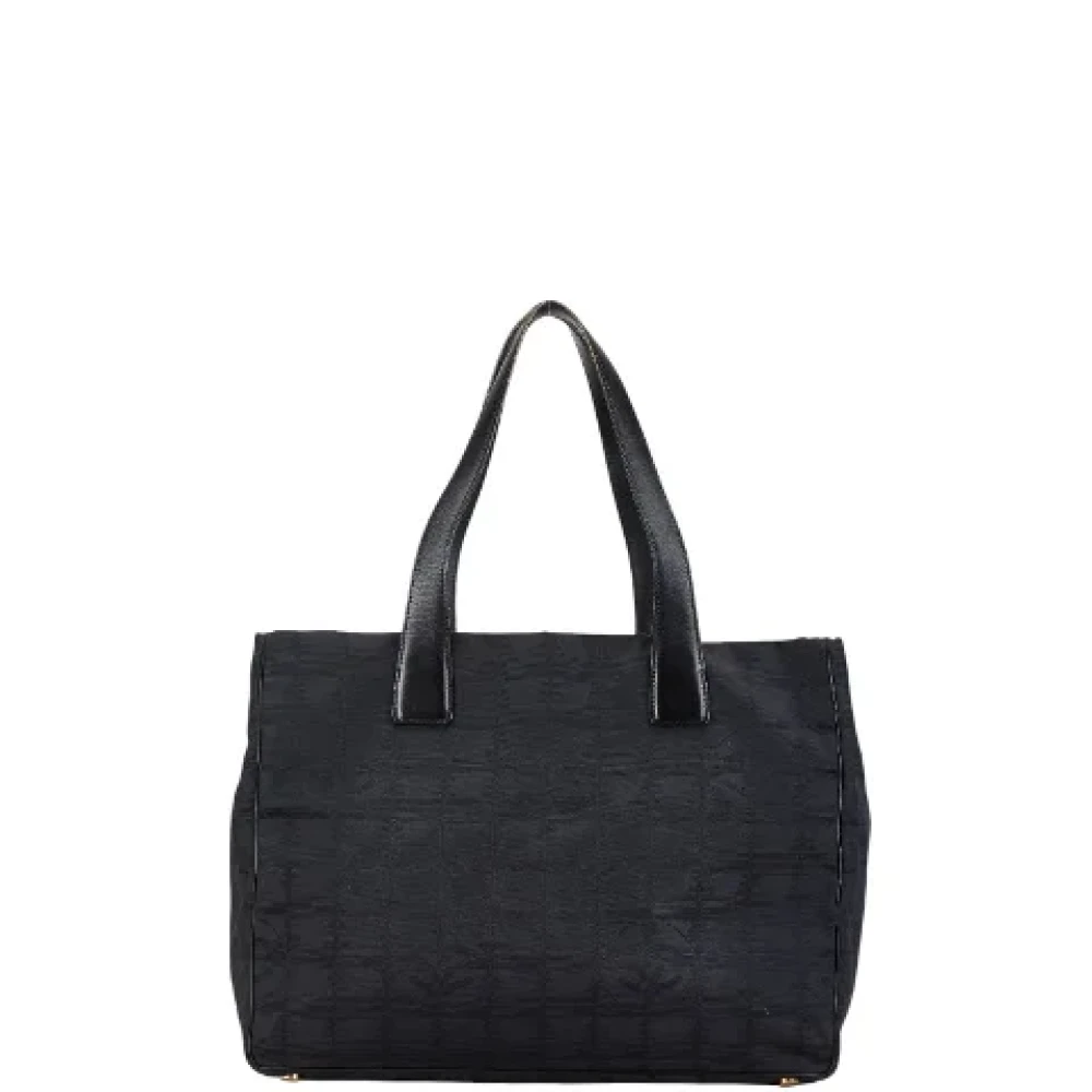 Chanel Vintage Pre-owned Canvas chanel-bags Black Dames