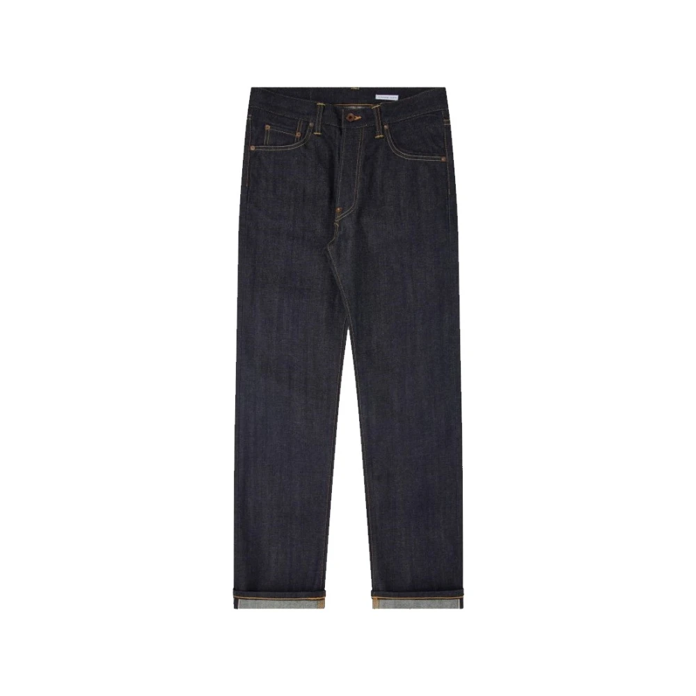 Edwin Straight Jeans Blue Heren