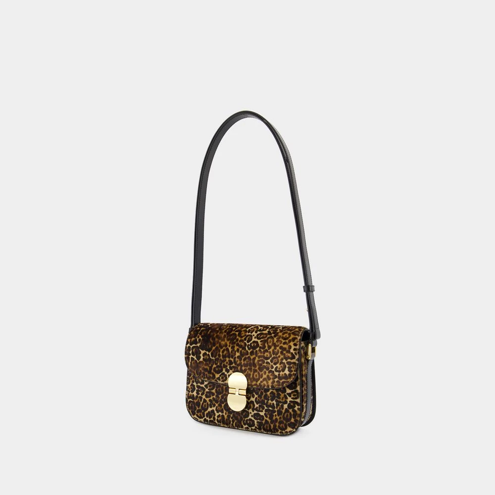 A.p.c. Luipaardprint Crossbody Tas Brown Dames