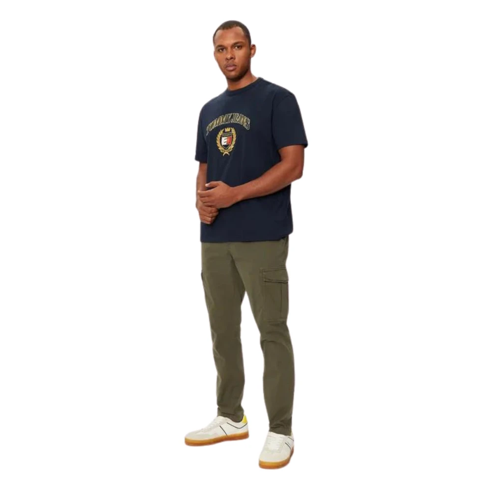 Tommy Hilfiger Groene Austin-broek met rits Green Heren