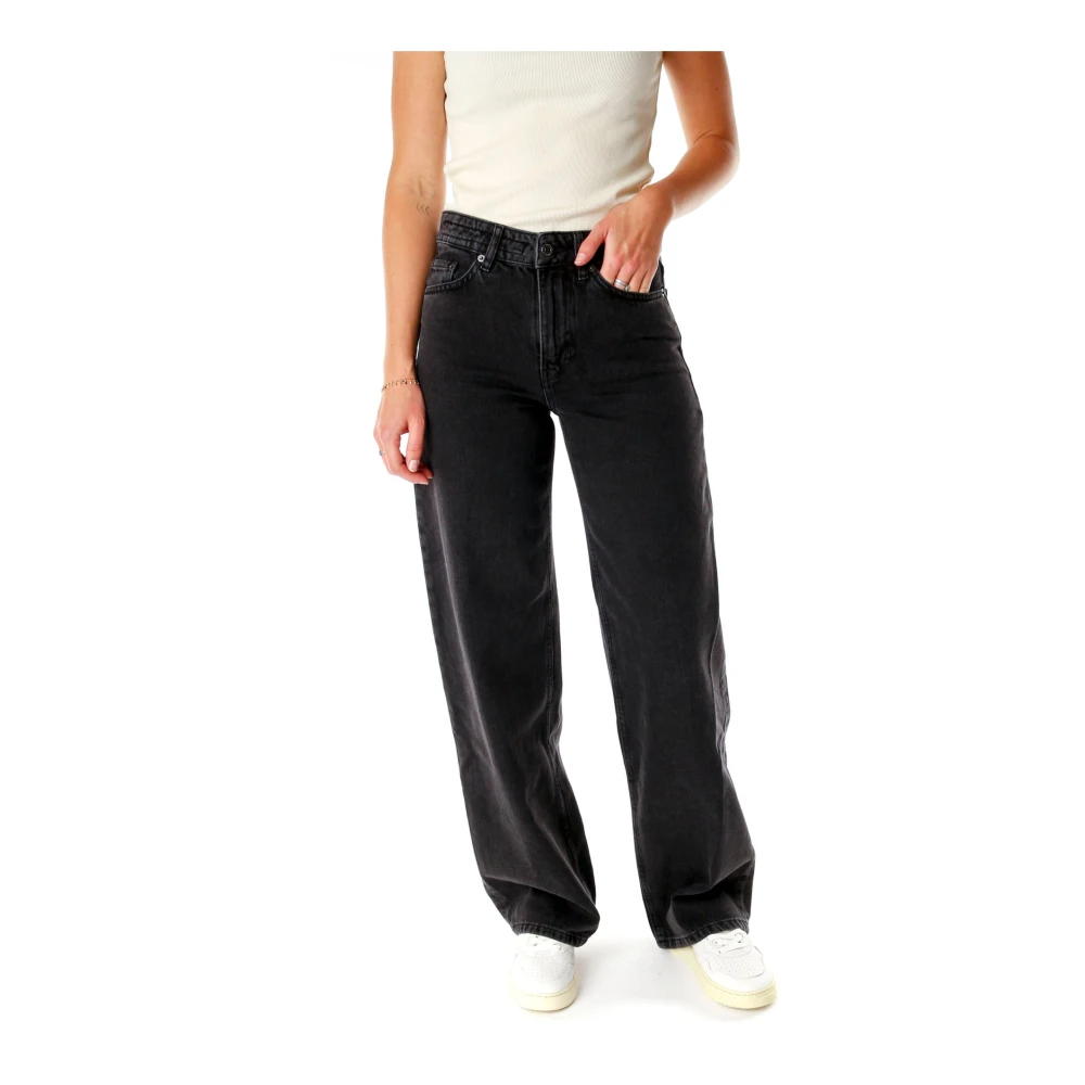 drykorn Wide Leg Jeans Gray Heren