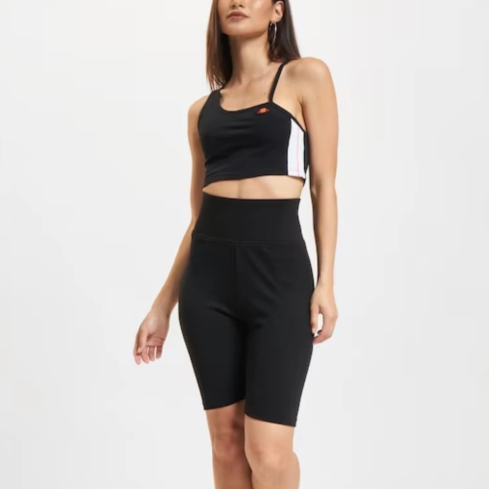Ellesse Crop Top Shirts Black Dames