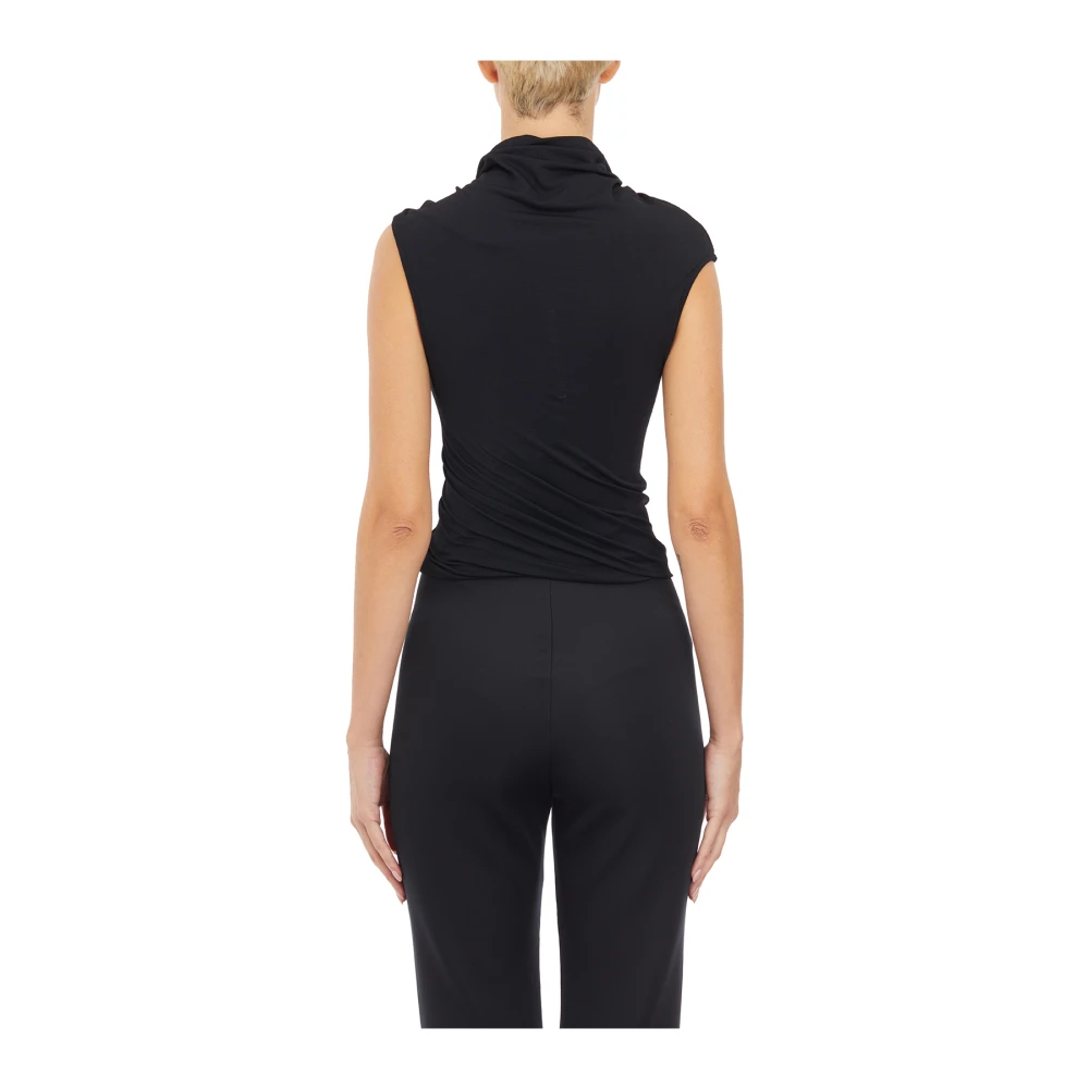 Rick Owens Zwarte Lola Top Shirt van Black Dames