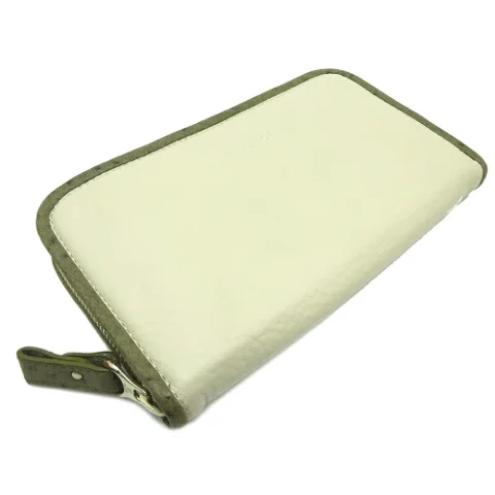 Chloé Pre-owned Leather wallets White Dames