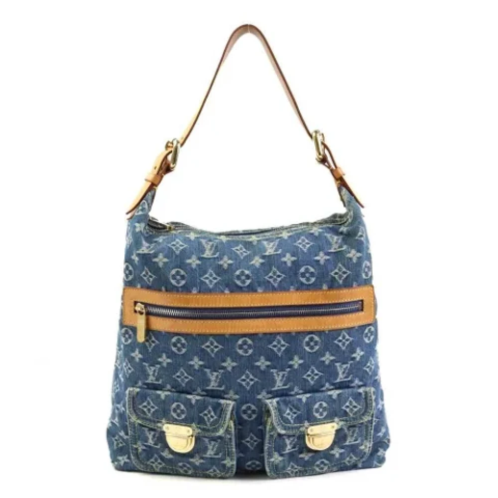 Louis Vuitton Vintage Pre-owned Denim louis-vuitton-bags Blue Dames