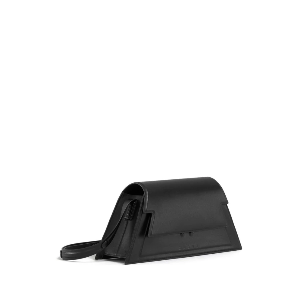 Marni Stijlvolle Schoudertas Black Dames