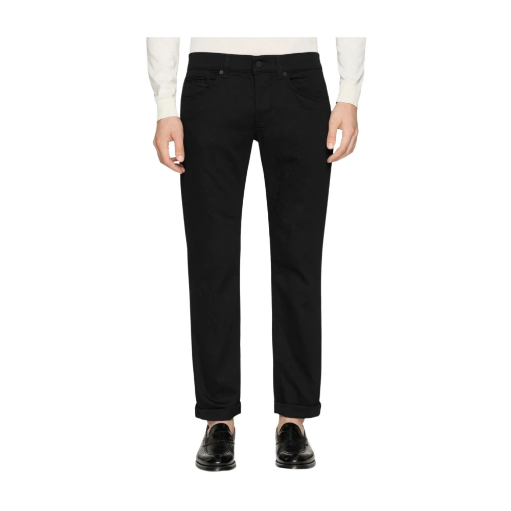 Dondup Uomo Nero Jeans, W33, New,
