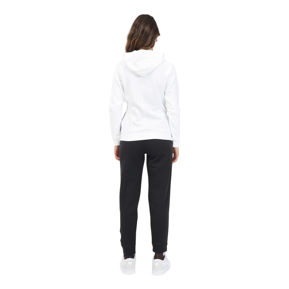 Puma Sportieve Klassieke Wit en Zwart Trainingspak White Dames