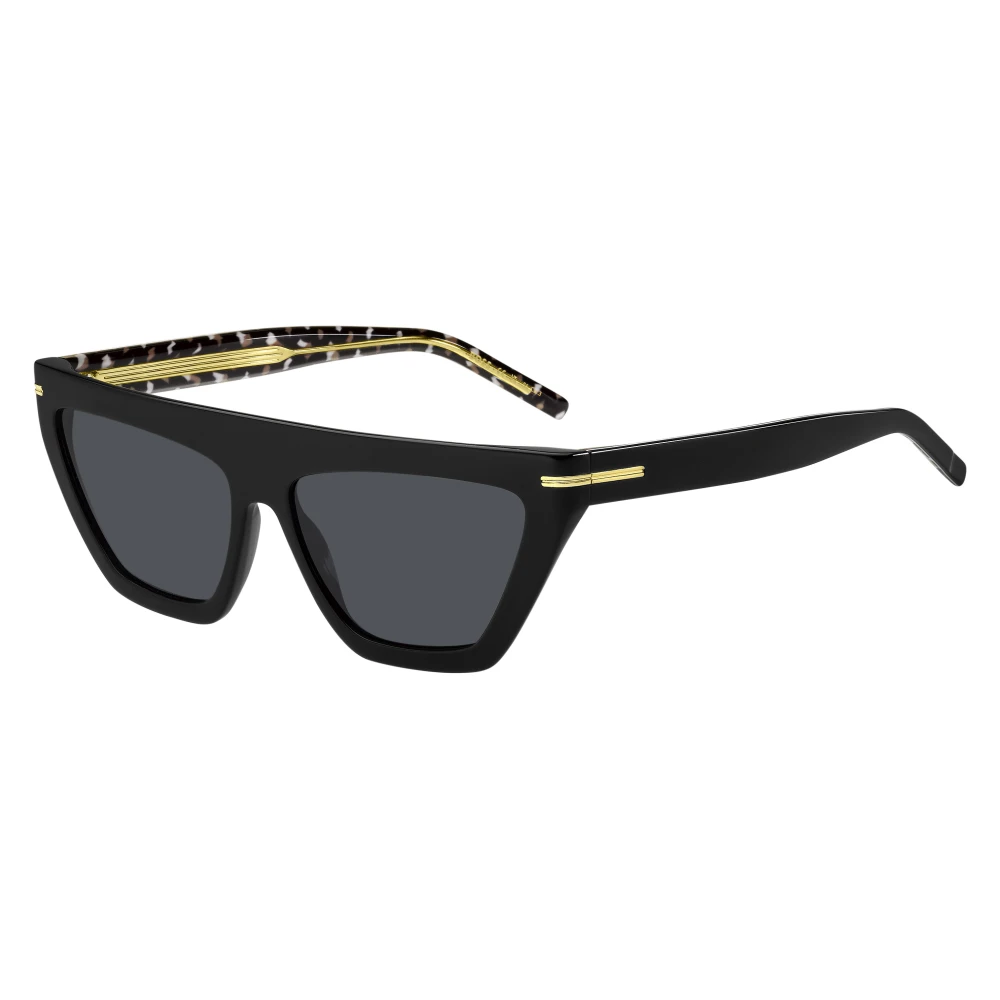Hugo Women's Black/Grey Sunglasses 1609/S