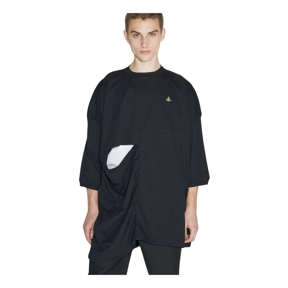 Vivienne Westwood Oversized Cut-Out T-Shirt Black Heren