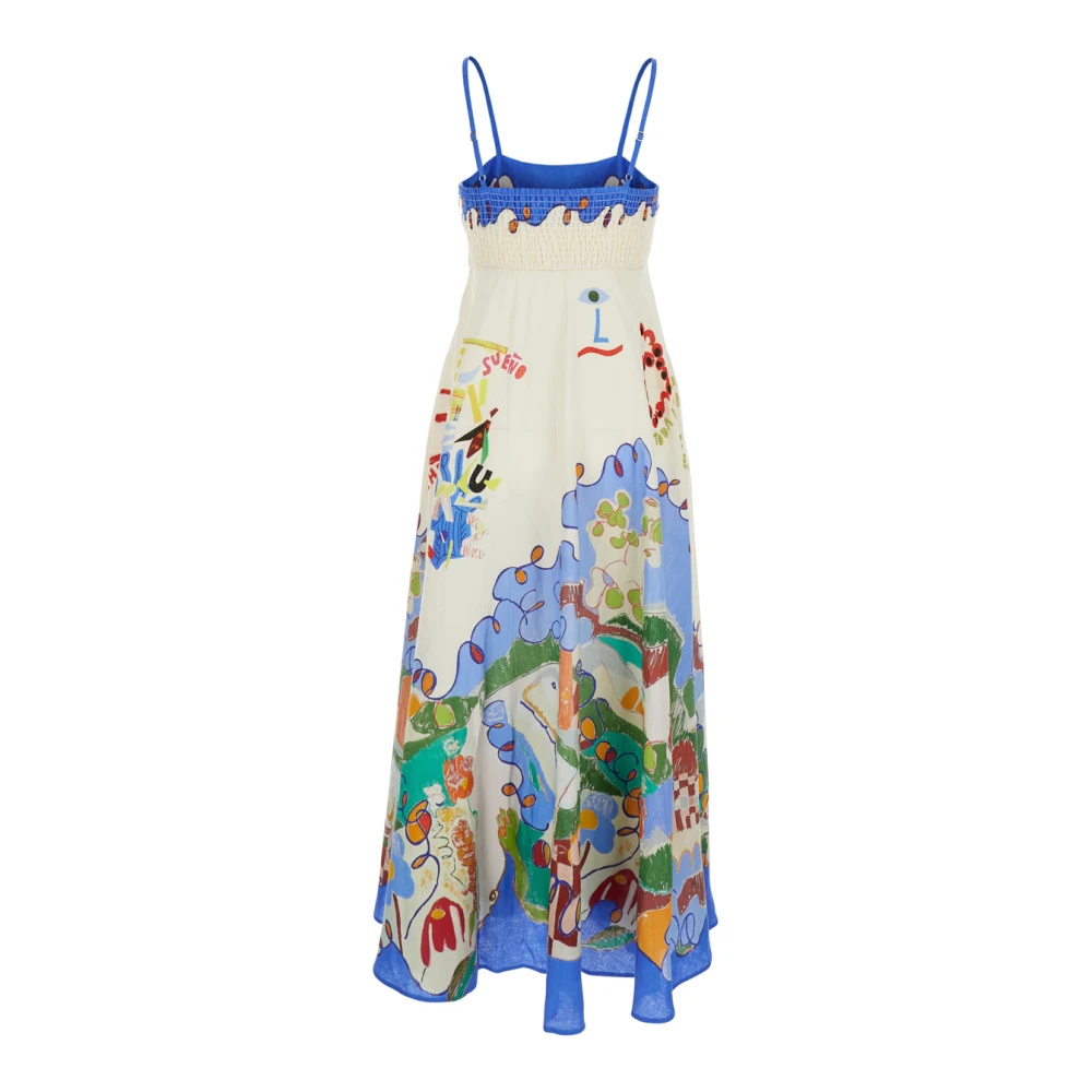 Alemais Multicolor Lange Jurk met Gedrukt Motief Multicolor Dames