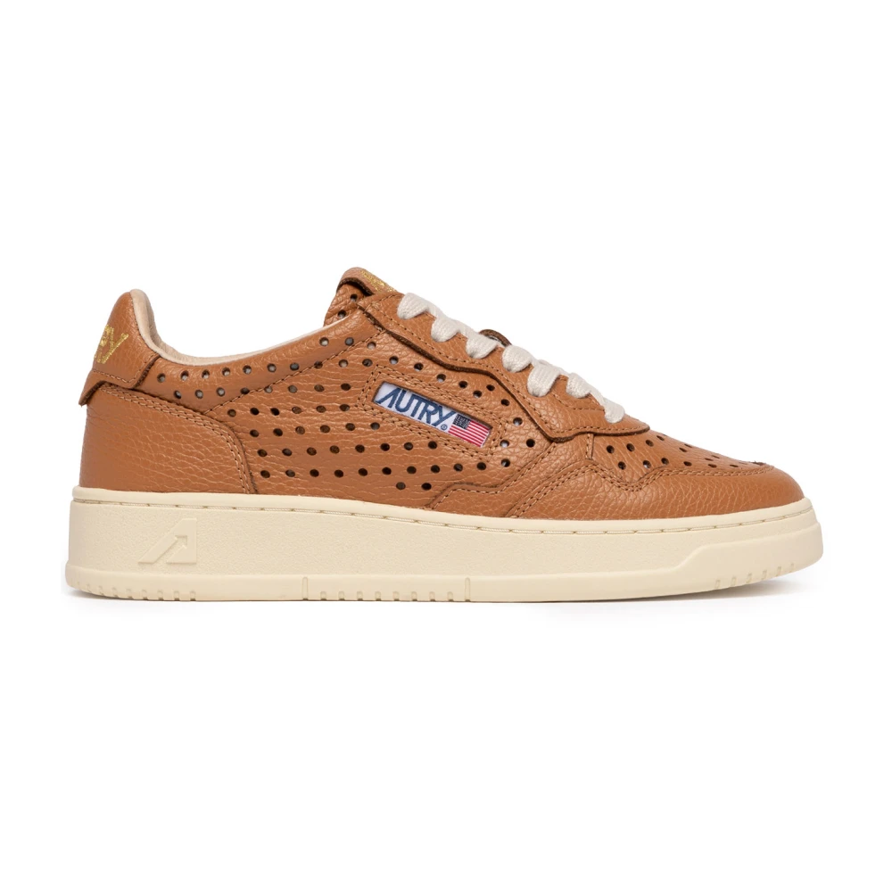 Autry Women's Brown Medalist Sneaker - Sneakers - 5 Uk - Shoes
