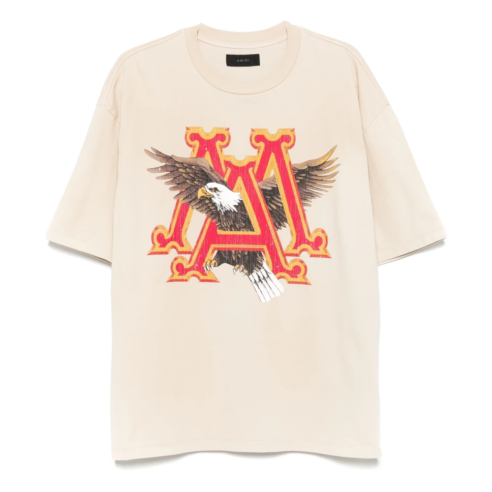 Amiri - Tops > T-Shirts - Beige - Amiri - Modalova