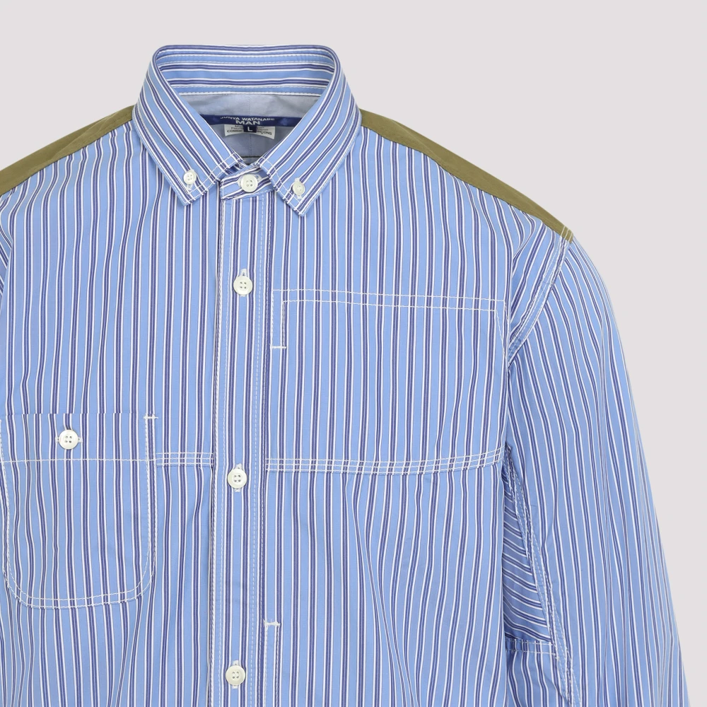 Junya Watanabe Rode Sax Overhemd Blue Heren