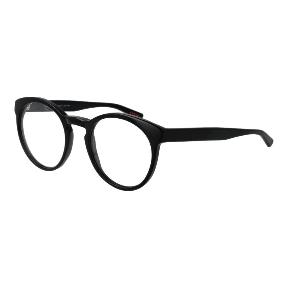 Andy Wolf , Glasses, Unisex, Black, One Size, Black Round Optical Frames