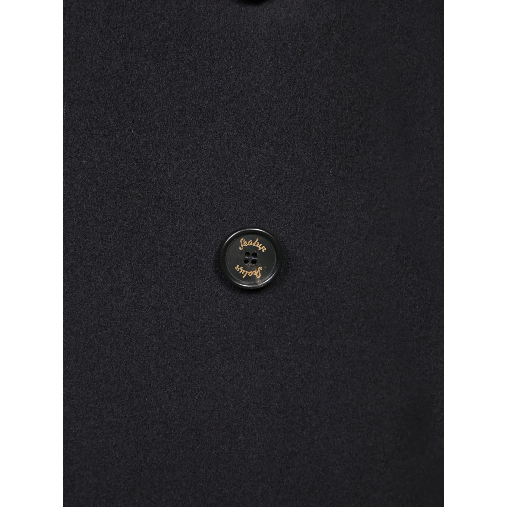Sealup Blauwe Driekwartjas Elegante Stijl Blue Heren
