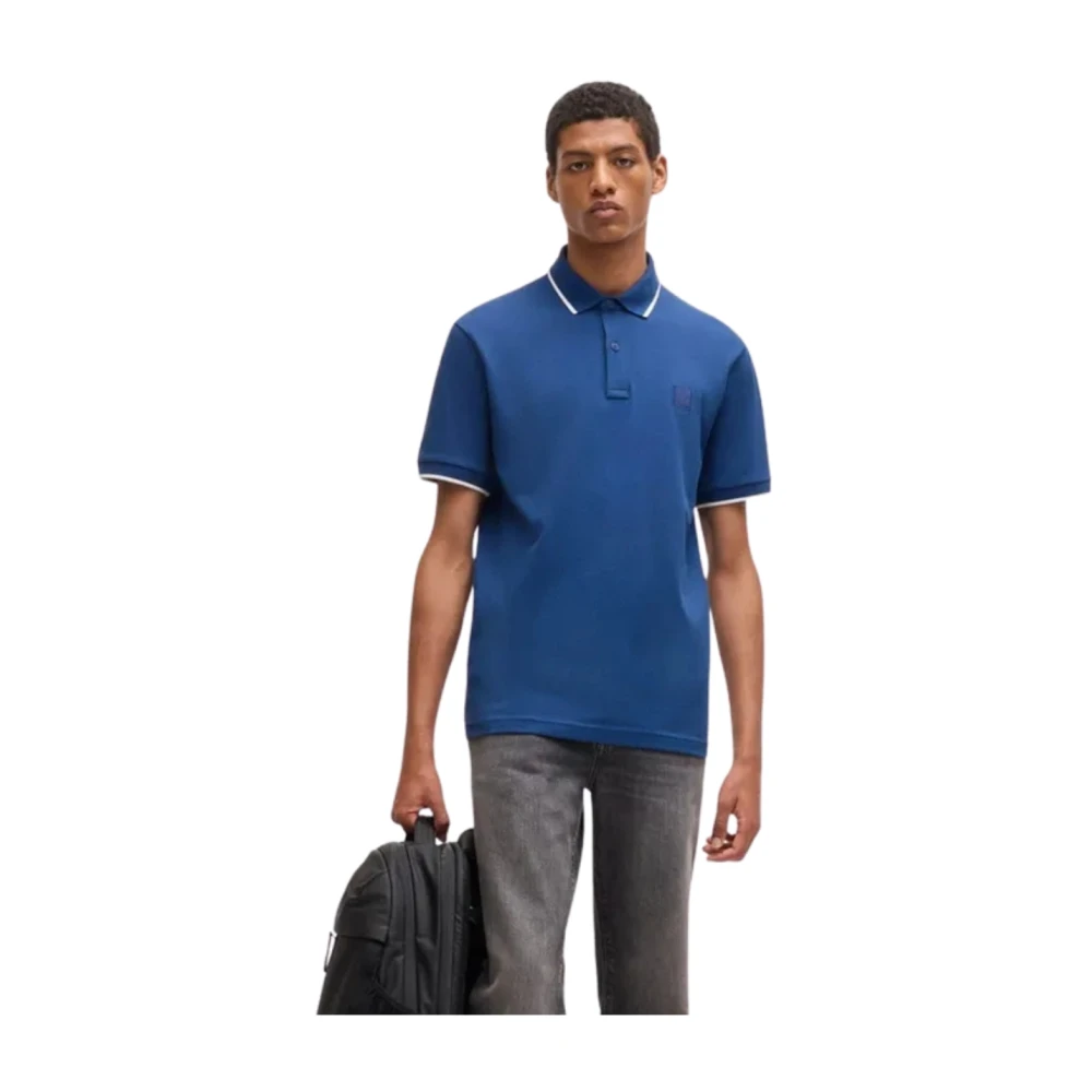 Hugo Boss Regular Fit Polo Shirt Blue Heren