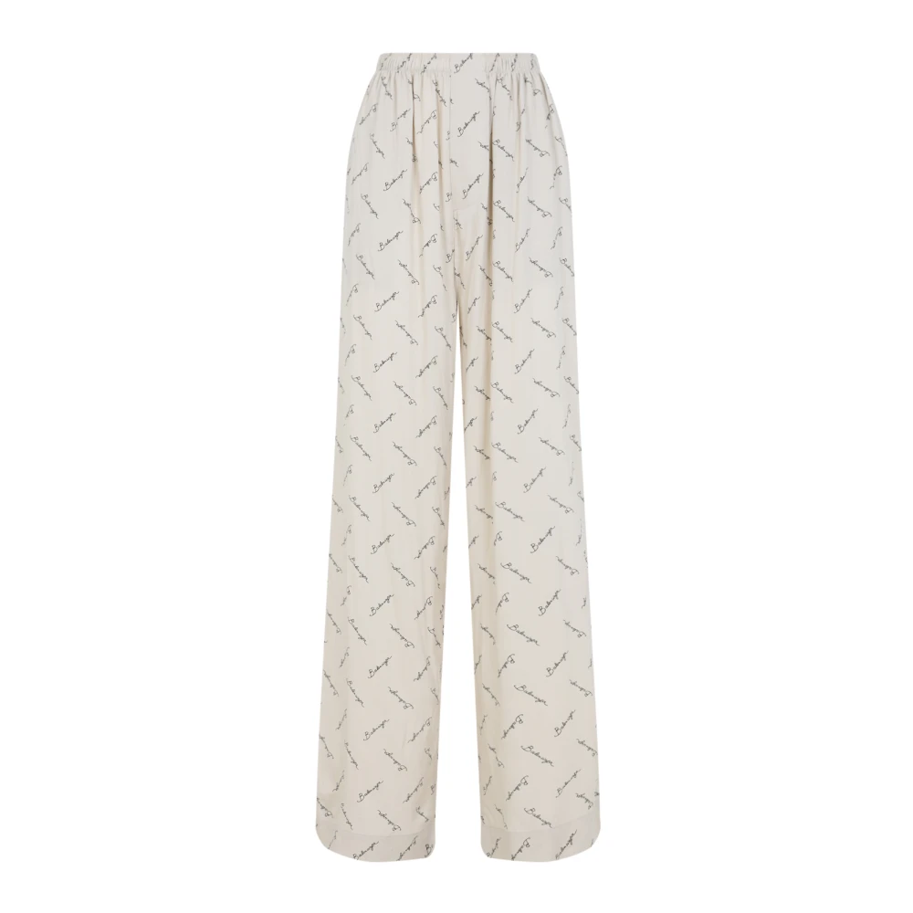 Lys Beige Svart Pyjamasbukse