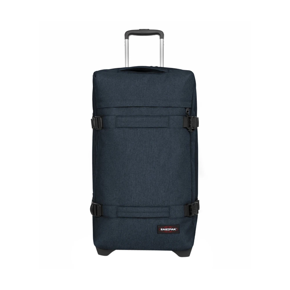 Eastpak Blauwe Reistas Transit'R L Triple Denim Blue Unisex