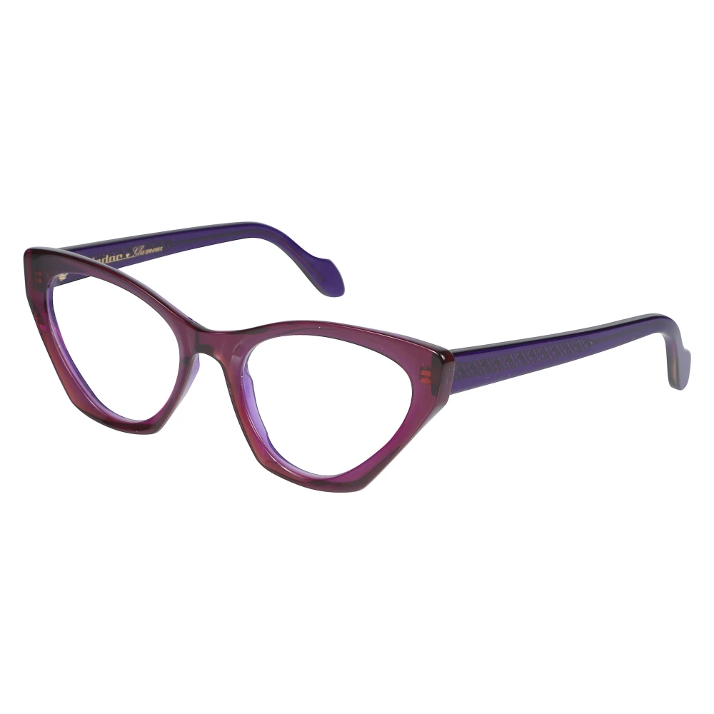 Kador Unisex Purple Glasses, 53 Mm, Coachella Glamour