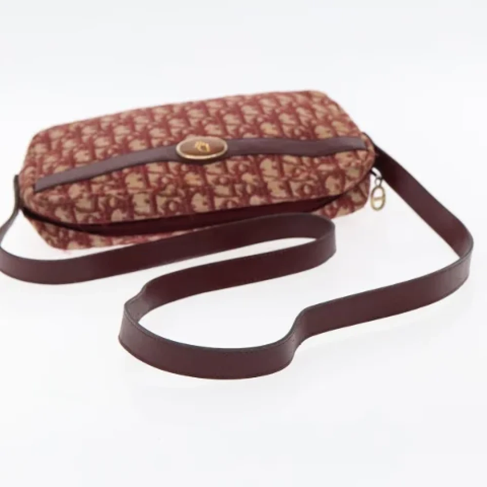 Dior Vintage Pre-owned Canvas dior-bags Red Dames