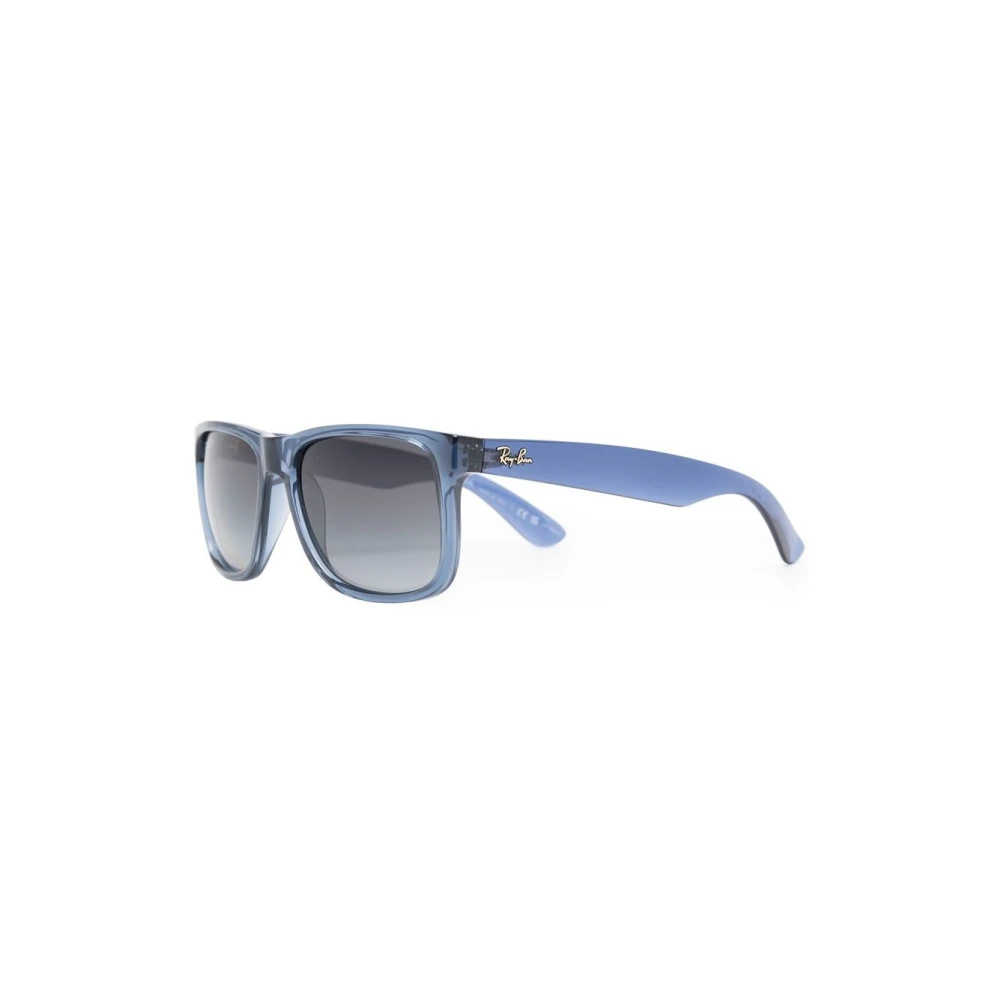 Ray-Ban Sunglasses RB4165 Justin 6596T3 Transparent Blue Grey Gradient Polarized - Image 5