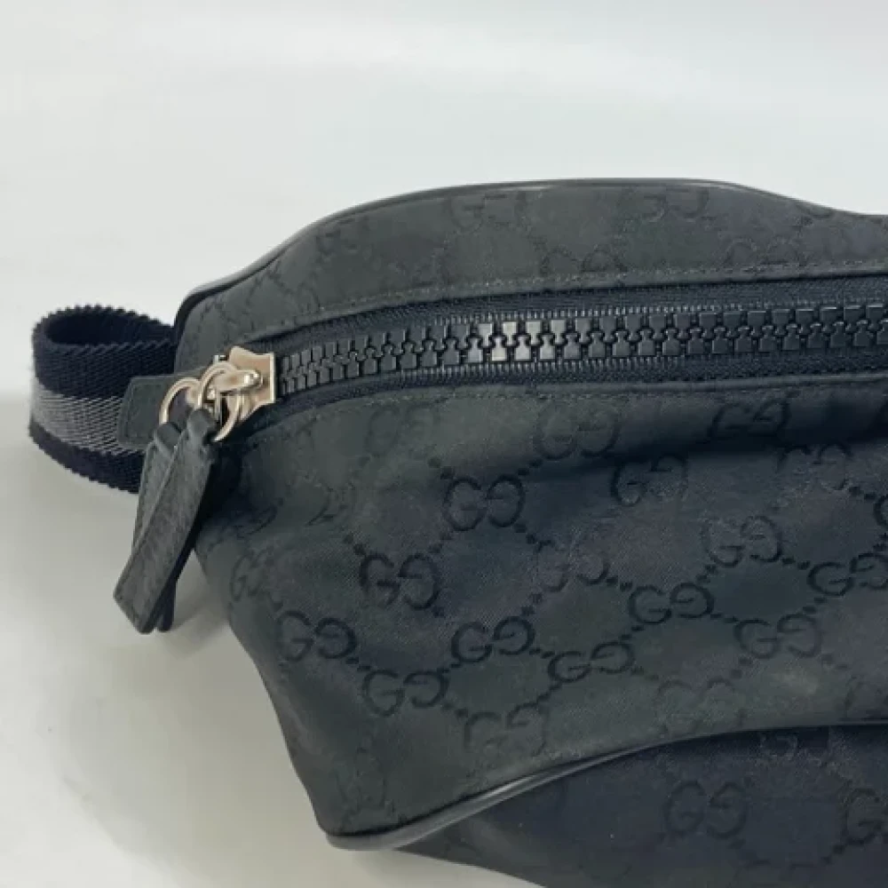 Gucci Vintage Pre-owned Canvas gucci-bags Black Heren
