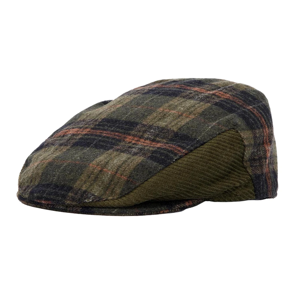 Barbour Groene Olijf Geruite Tweedpet Green Heren