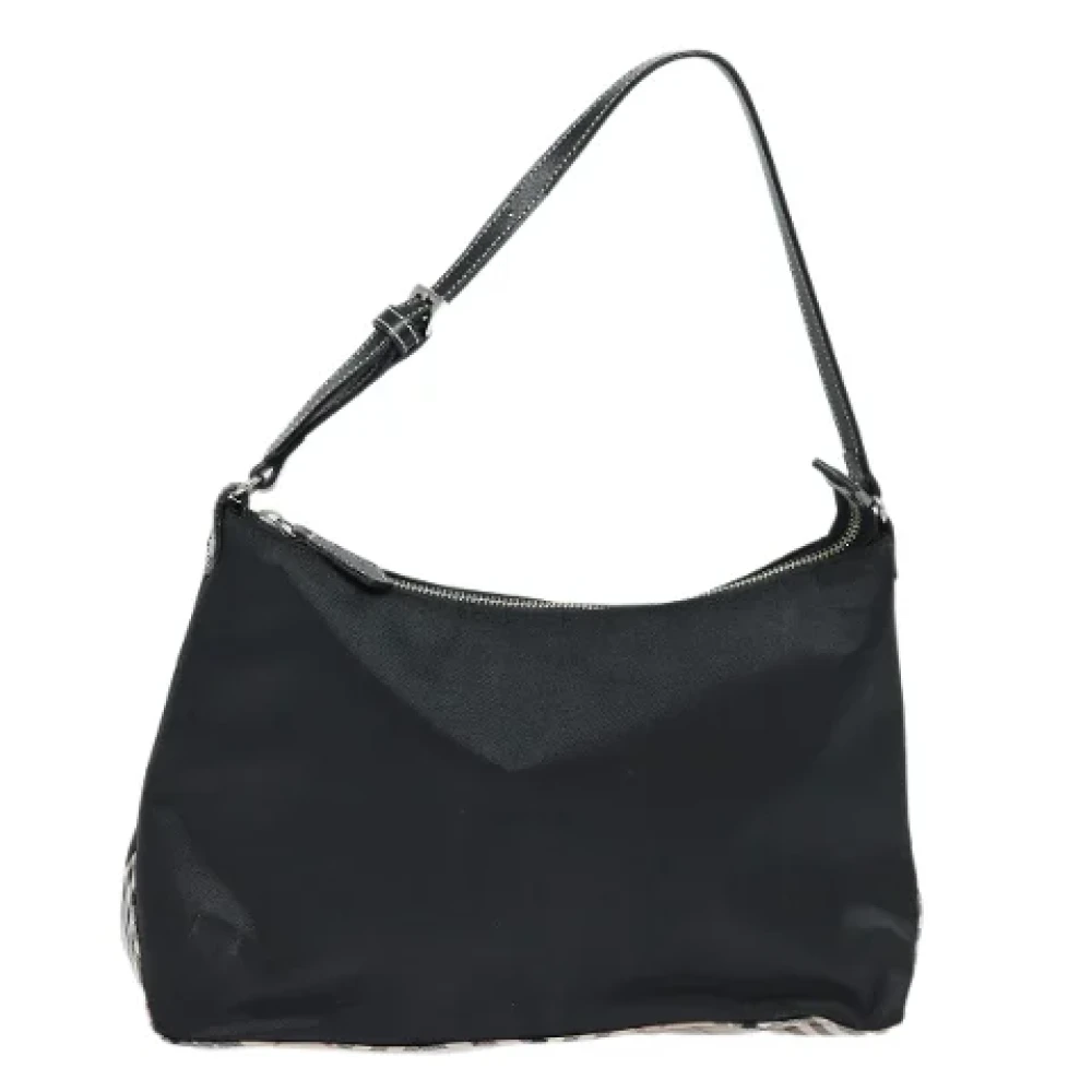 Burberry Vintage Pre-owned Nylon handbags Black Dames