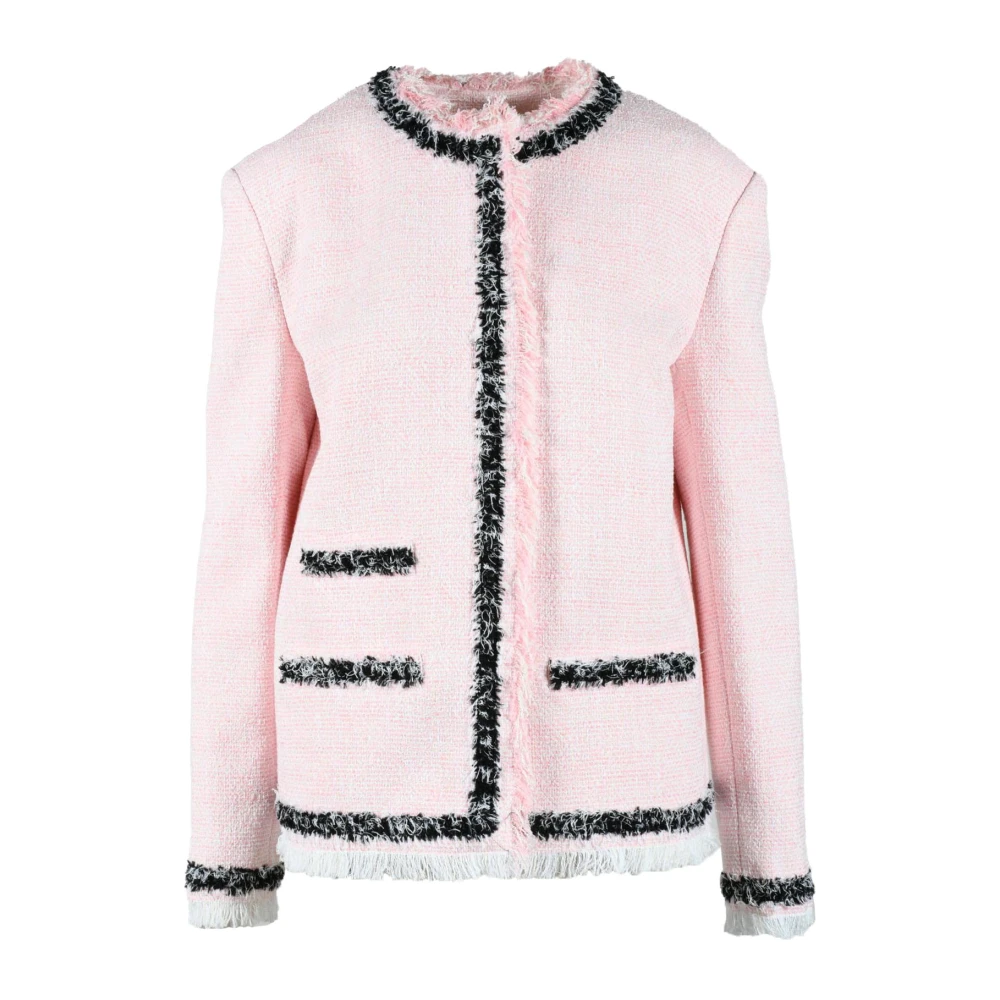 Jackets > Tweed Jackets - - Msgm - Modalova