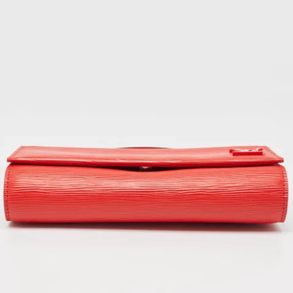 Louis Vuitton Vintage Pre-owned Leather clutches Red Dames
