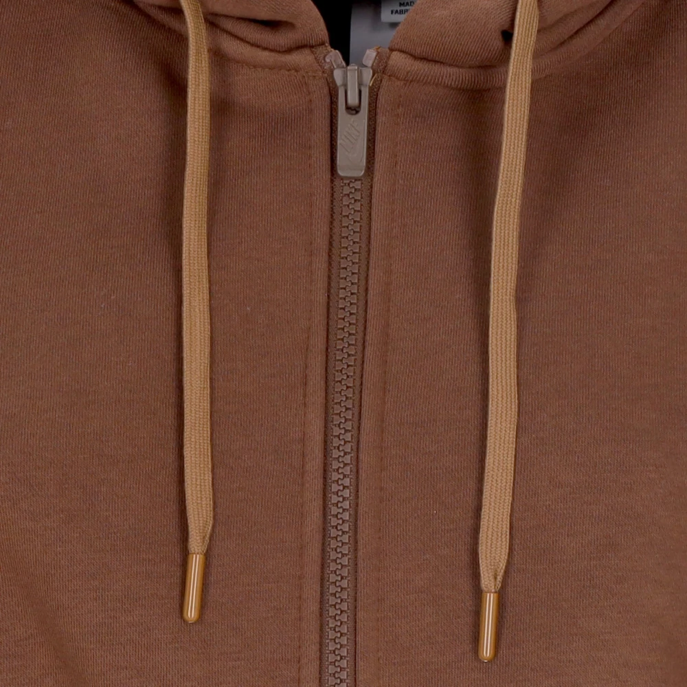 Nike Air Fleece Full-Zip Hoodie Brown Dames