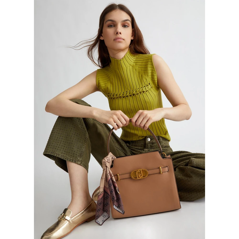 Liu Jo Stijlvolle Crossbody Handtas Beige Dames