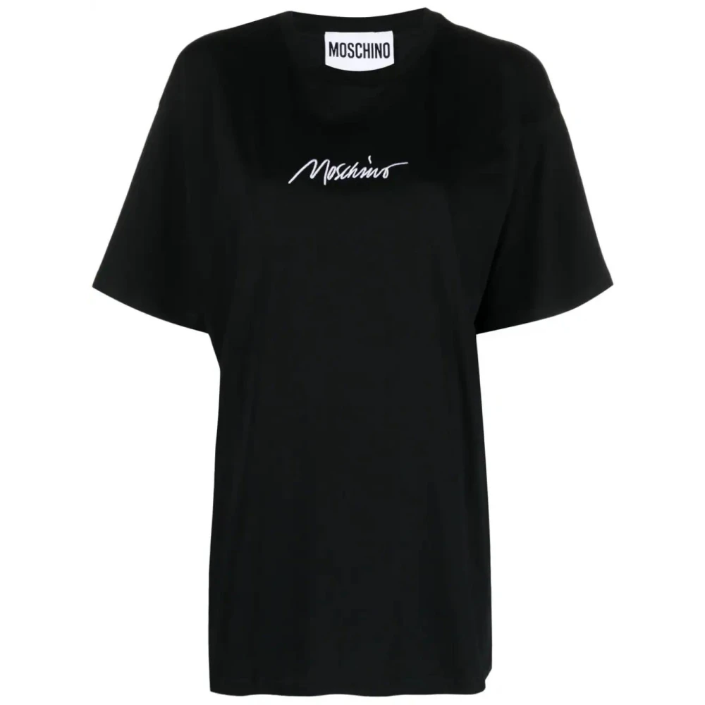 Moschino Casual Katoenen T-shirt Black Dames