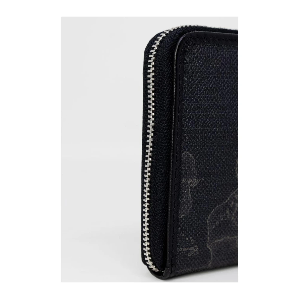 Alviero Martini 1a Classe Zwarte leren portemonnee Herfst Winter collectie Black Dames