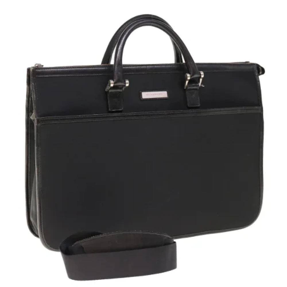 Burberry Vintage Pre-owned Nylon handbags Black Dames