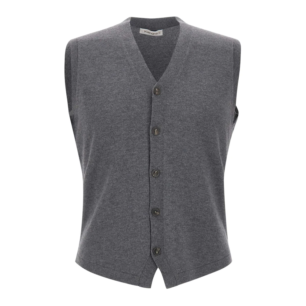 Kangra Gray Jumpers Grey - Male - Sleeveless Jumpers - 3XL - Knitwear
