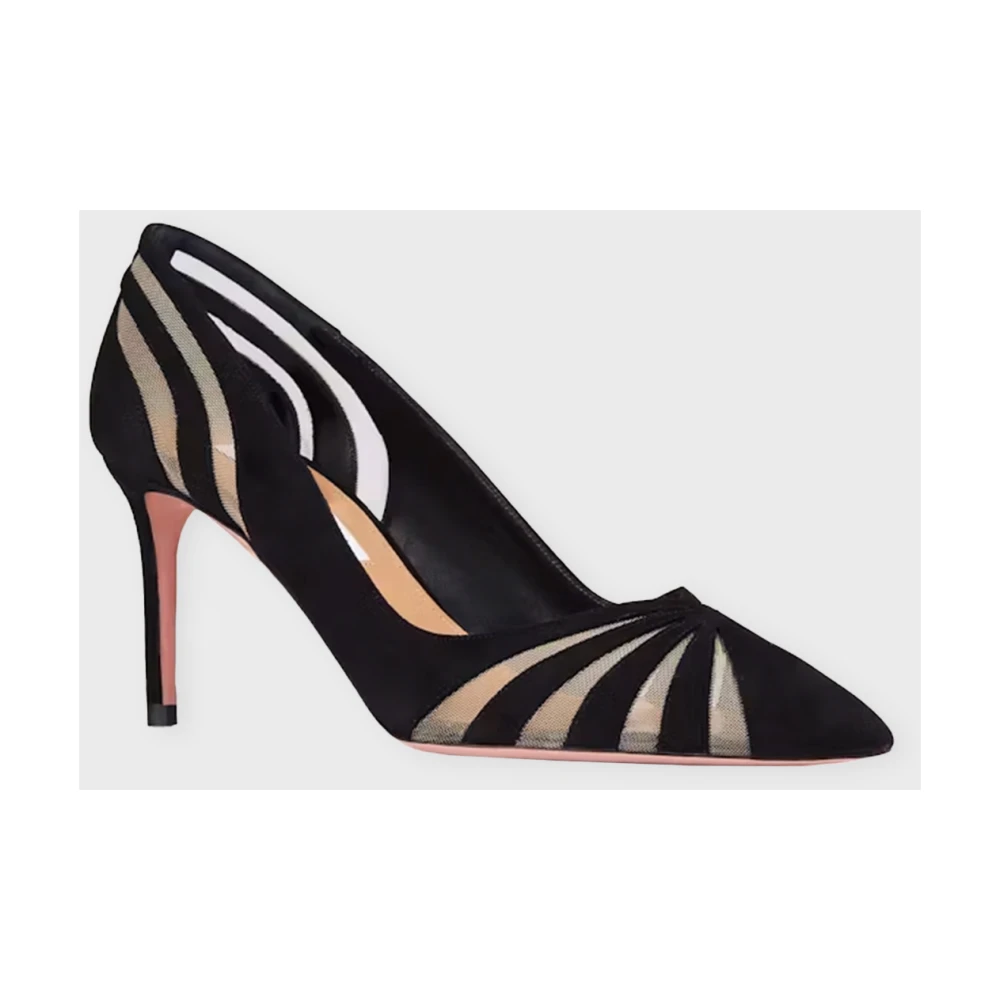 Aquazzura Spy Pump Stijlvolle hoge hakken Black Dames