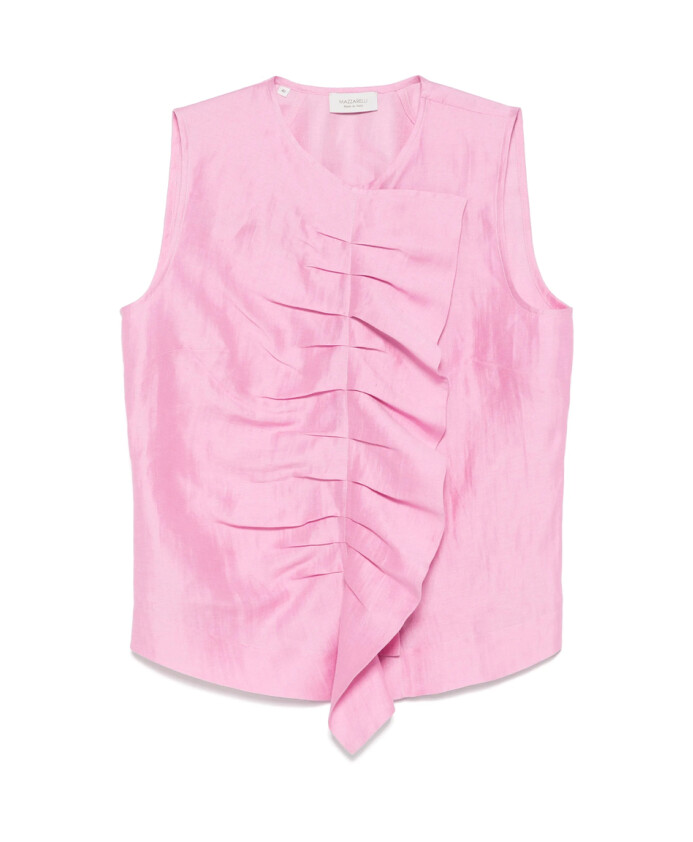 rose-pink-ruffled-trim-sleeveless-shirt