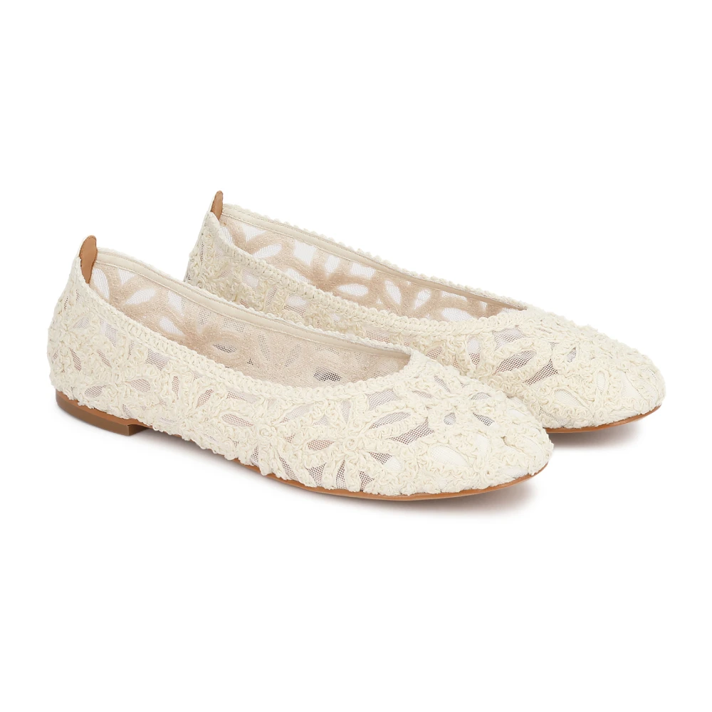 Kazar Flower Pattern Wedding Ballerinas