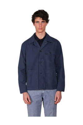 Work Overshirt Jacket i Canvas Oxford ①