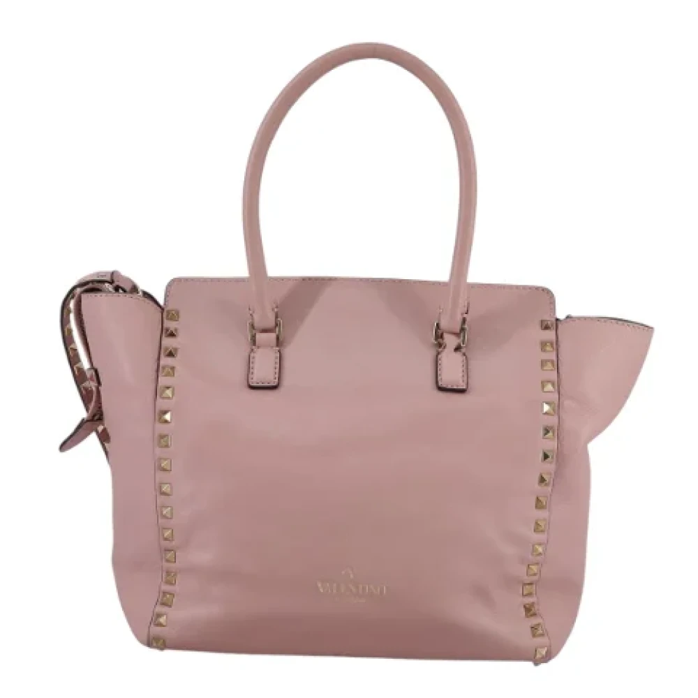 Valentino Vintage Pre-owned Leather handbags Pink Dames